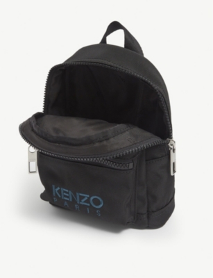 kenzo black mini tiger backpack