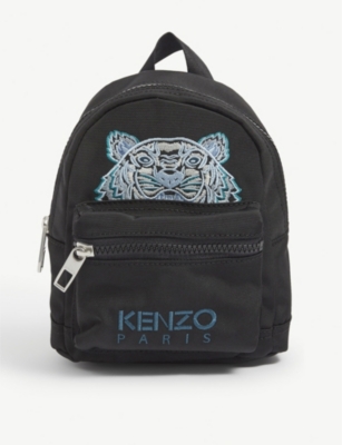 kenzo mini tiger canvas backpack