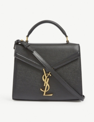 SAINT LAURENT - Cassandra grained leather shoulder bag | Selfridges.com