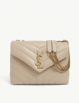 SAINT LAURENT: Loulou quilted leather shoulder bag