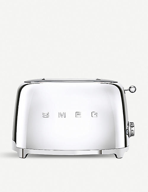 SMEG: Two-slice stainless steel toaster