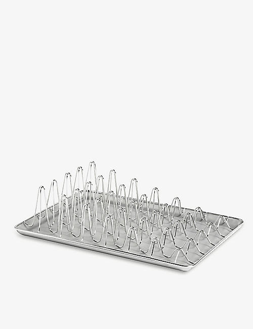 HAY: Shortwave stainless-steel dish rack 40cm