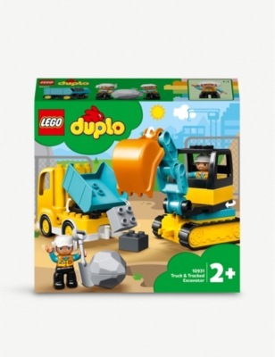 lego digger duplo