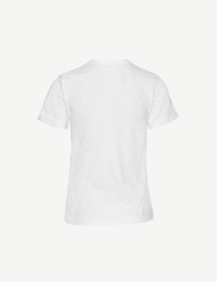 comme des garons t shirt femme gris