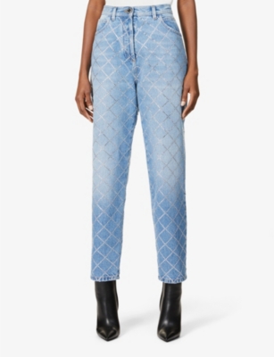 balmain embellished jeans