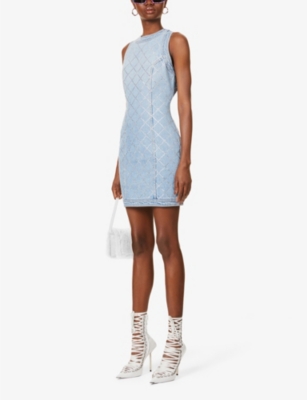 balmain denim dress