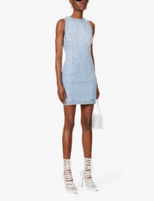 balmain jean dress