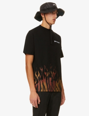 palm angels flame shirt