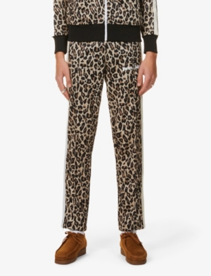 velour leopard print tracksuit