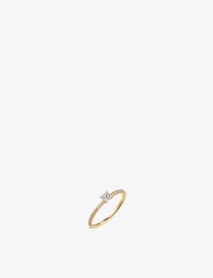 Cartier Womens Yellow Gold Étincelle De 18ct Yellow-gold And Brilliant-cut Diamond Ring