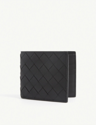 BOTTEGA VENETA: Intrecciato leather bifold wallet