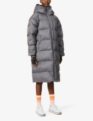 adidas by stella mccartney long padded jacket
