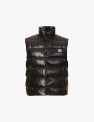 MONCLER - Logo-embroidered shell-down 