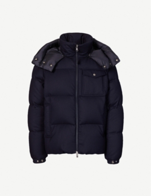 MONCLER - Braz wool and shell jacket 