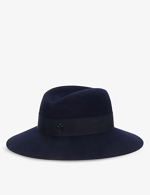 MAISON MICHEL: Virginie wool-felt fedora hat