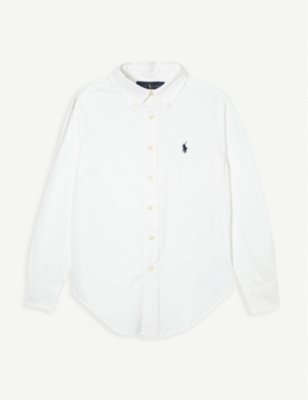 POLO RALPH LAUREN: Custom fit long-sleeve shirt 2-16 years