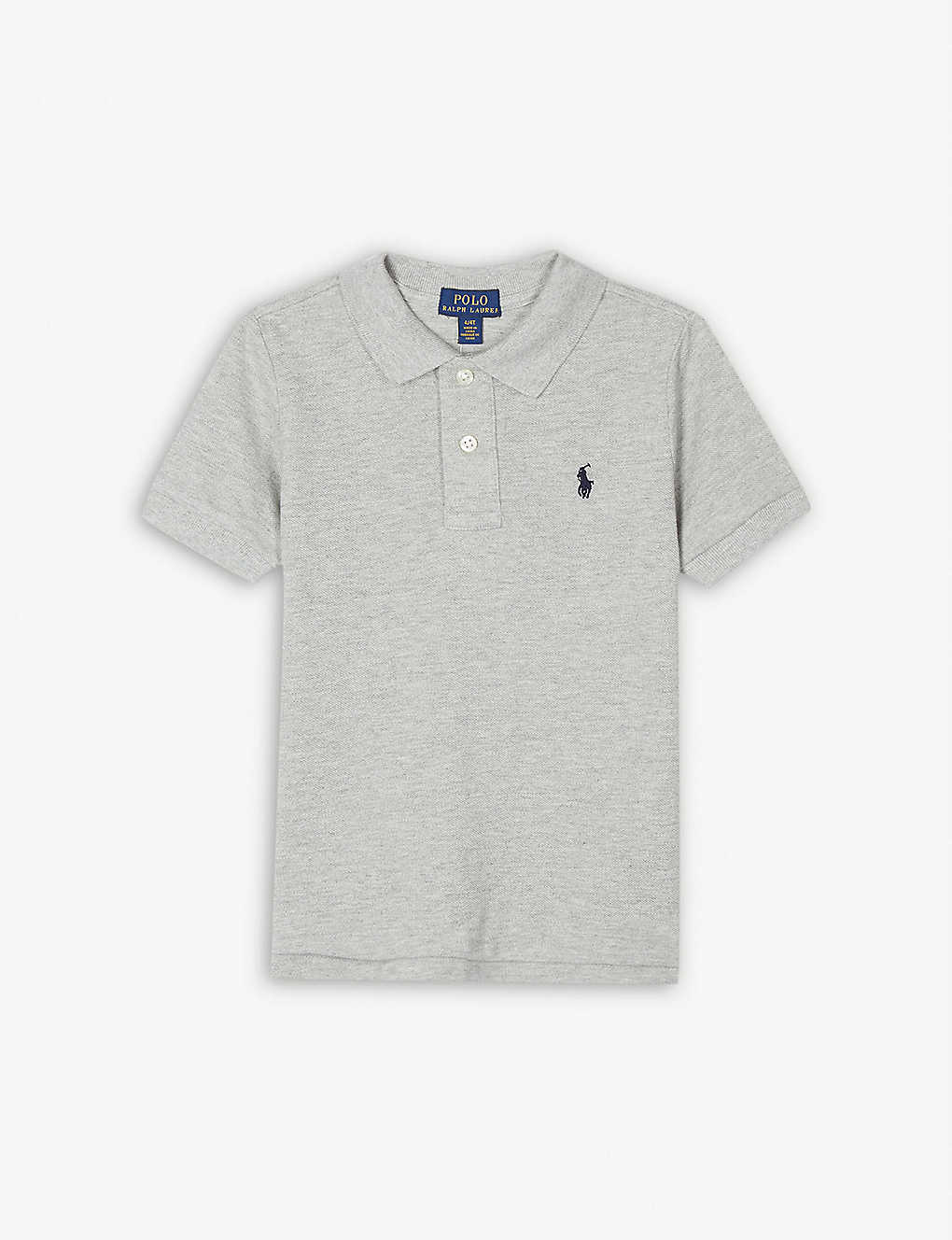 Ralph Lauren Kids' Boys Custom Fit Polo Shirt In Grey