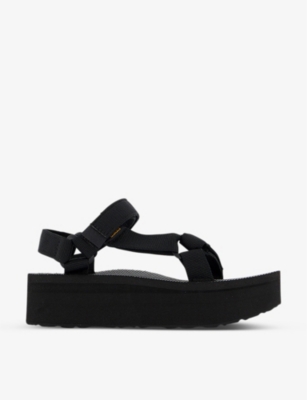 TEVA UNIVERSAL FLATFORM RECYCLED PLASTIC AND RUBBER SANDALS,R03627901