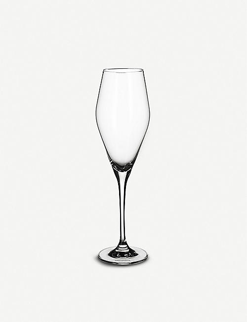 VILLEROY & BOCH: La Divina crystal Champagne flute set of four
