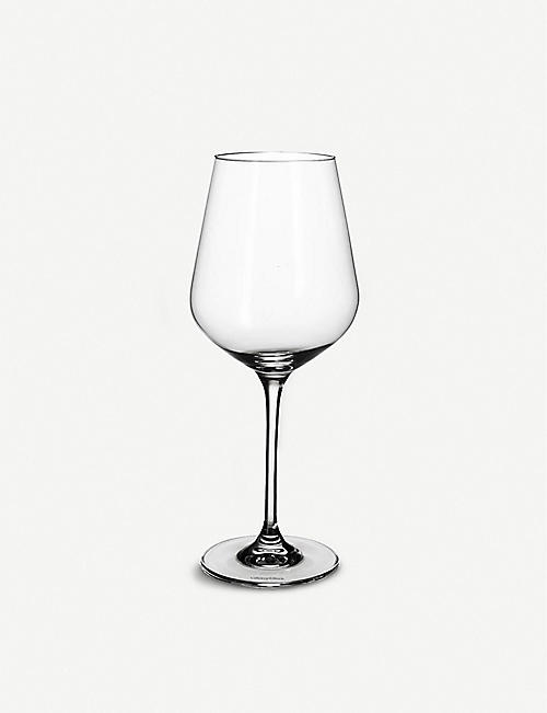VILLEROY & BOCH: La Divina Burgundy crystal red wine glass set of four