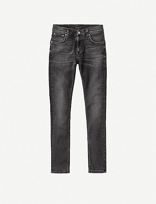 NUDIE JEANS: Tight Terry straight stretch-denim jeans