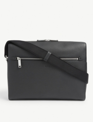 Hugo boss deals computer bag leather