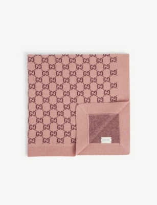 pink gucci baby blanket