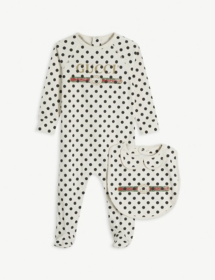 gucci baby grow set