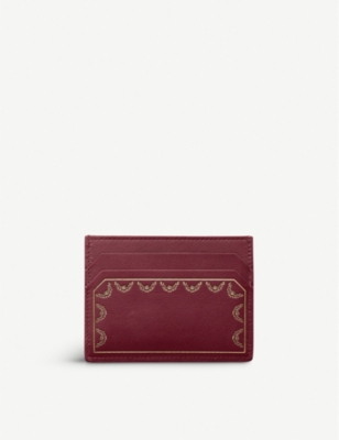 cartier leather card case