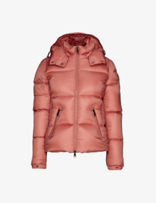 pink moncler coat womens