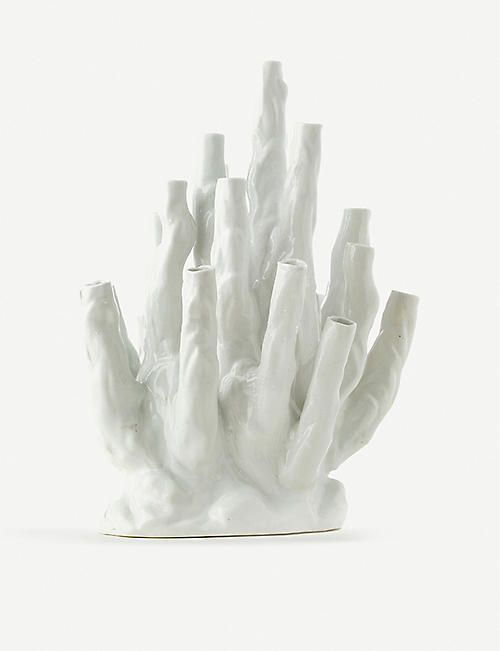 POLS POTTEN：Norman Trapman Coral 20 郁金香陶瓷花瓶 45 厘米