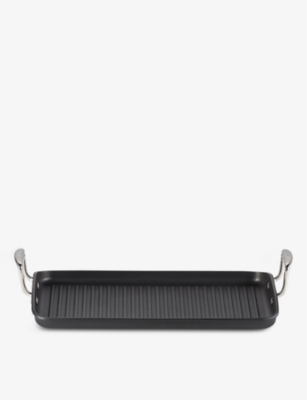 Le Creuset Toughened Non-stick Ribbed Rectangular Grill 35cm X 25cm