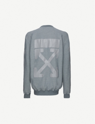 off white grey jumper