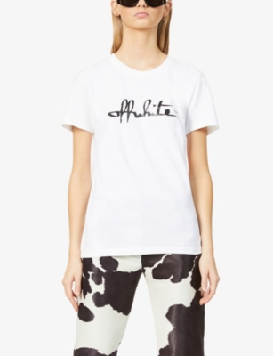 off white t shirt selfridges