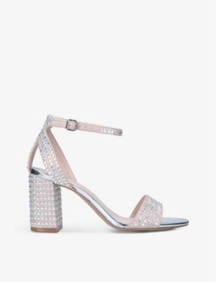 Carvela Kianni Embellished Heeled Sandals In Blush