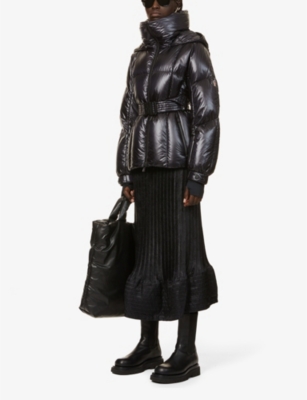 moncler padded coat womens