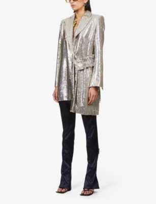 off white sequin jacket