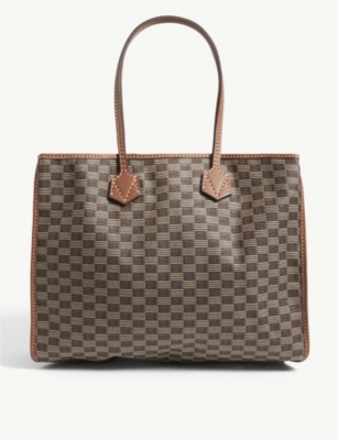 jacquard tote bag