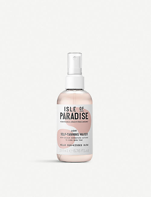 ISLE OF PARADISE: Light self-tanning water 200ml