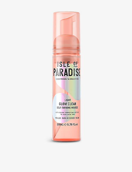 ISLE OF PARADISE: Glow Clear self-tanning mousse 200ml