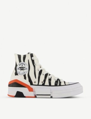 high top zebra converse