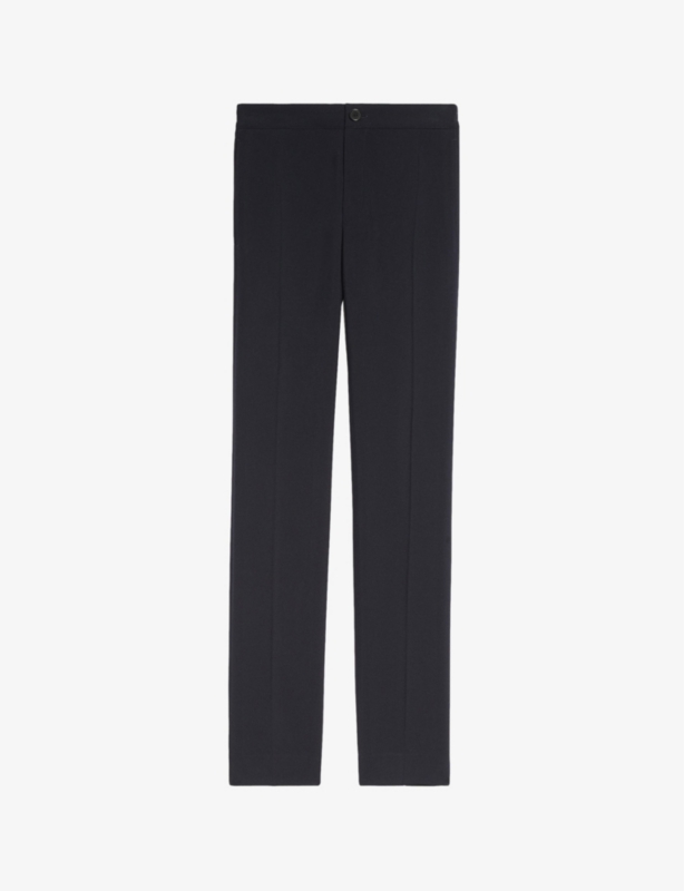 High-rise stretch-jersey trousers