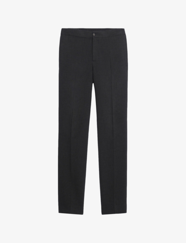 High-rise stretch-jersey trousers