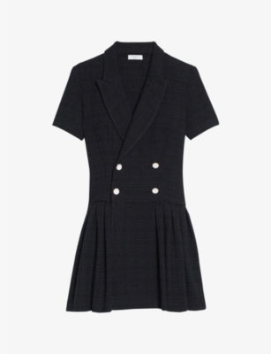 SANDRO: Cotton-blend midi dress