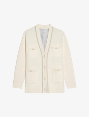 sandro knit cardigan