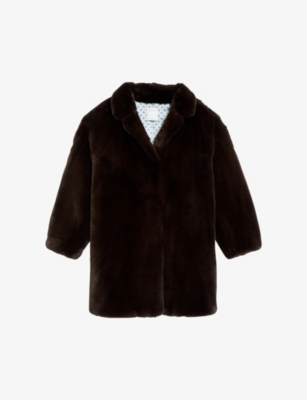 sandro fur jacket