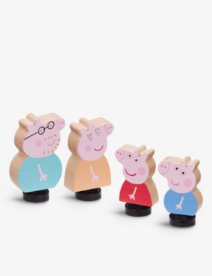 wooden family figures