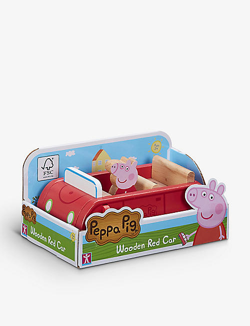 PEPPA PIG ：大红色木制汽车