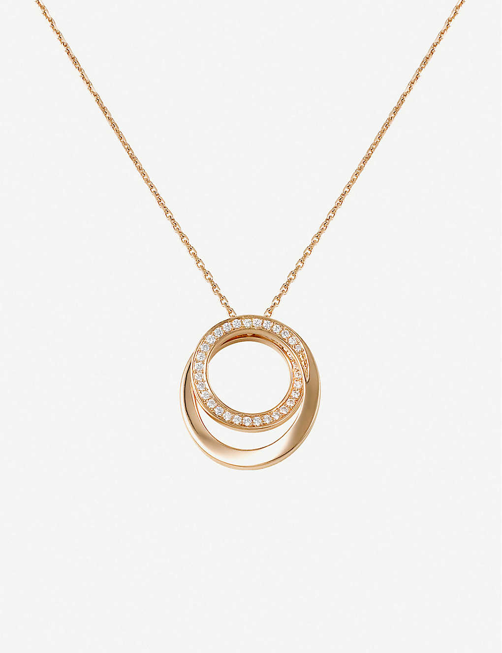 Cartier Womens Pink Gold Étincelle De 18ct Rose-gold And 0.14ct Round Brilliant-cut Diamond Necklace