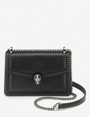 BVLGARI: Serpenti Forever quilted leather shoulder bag